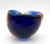 Nautical 20th Century Somerso Murano Glass Shell- Blue, Orange and Transparent For Sale - Image 3 of 12