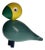 Danish Songbird Figurine in Painted Wood by Kay Bojesen For Sale