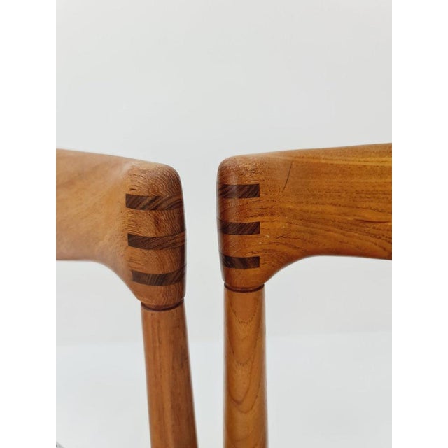 Danish Teak Dining Chairs by H. W. Klein for Bramin, 1960s, Set of 4 For Sale - Image 5 of 11