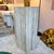 Vintage Hexagonal Travertine Pedestal For Sale In New York - Image 6 of 9