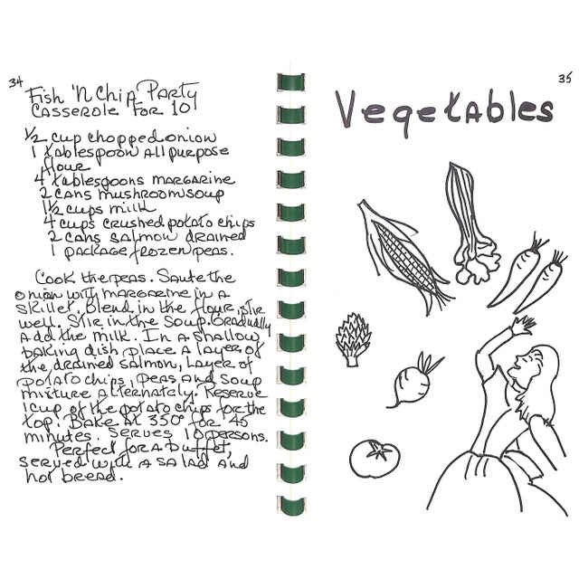 Traditional "The Potato Chip Cook Book" 1977 Whitney, Mrs. Cornelius Vanderbilt For Sale - Image 3 of 12