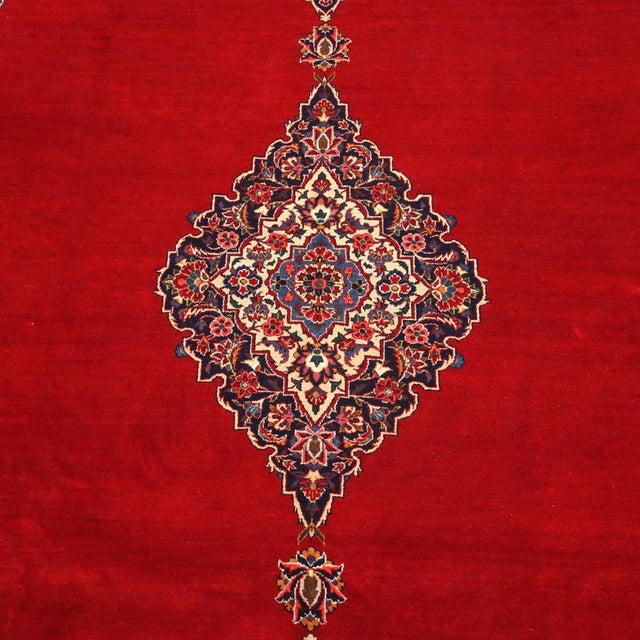 Middle Eastern Keshan Rug For Sale - Image 4 of 8