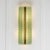 Set of four green diamanted murano glass wall sconces with metal frame on view in chrome. murano glass with a diamanted...