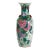 Antique Chinese Pottery Tall Vase With With Floral & Calligraphy C1890 For Sale