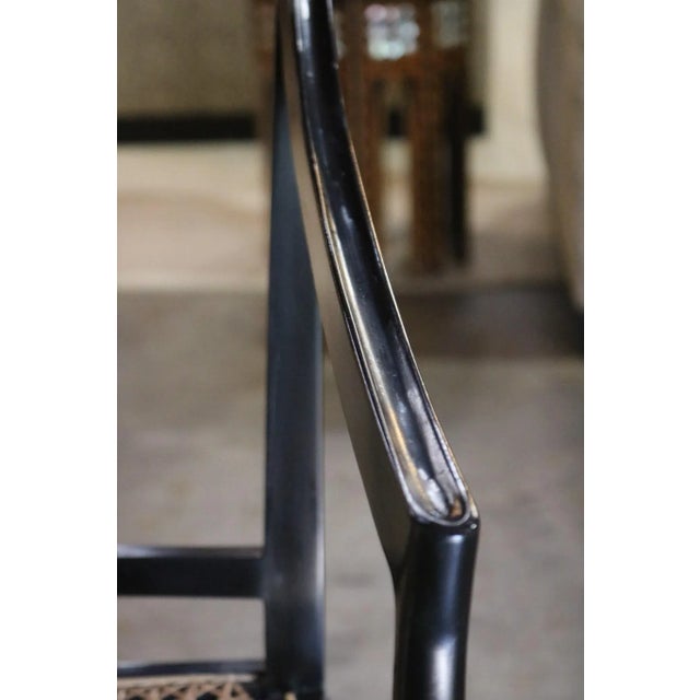 Ebony Armchair For Sale In Los Angeles - Image 6 of 7