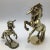 Vintage Sand Casted Solid Brass Unicorn Figures - Set of 2 For Sale - Image 13 of 13