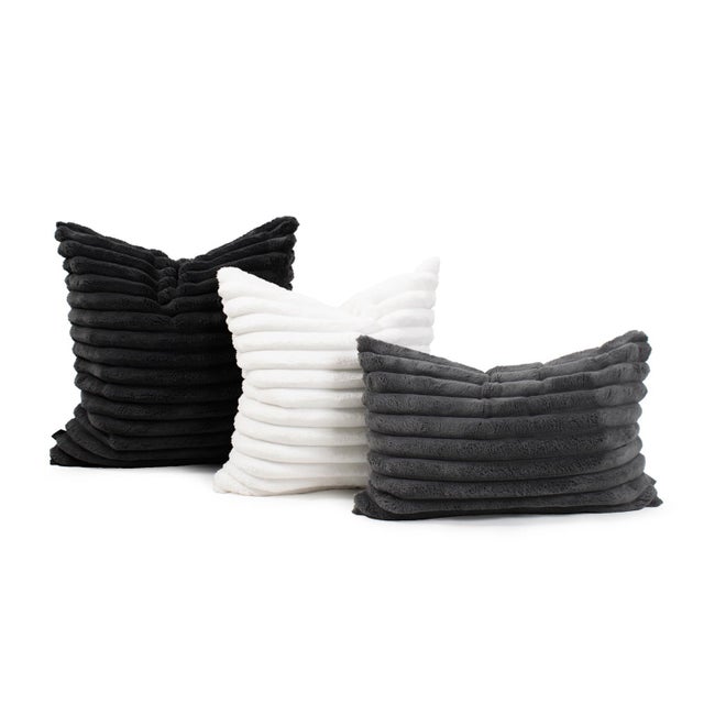 Pillow 14 x 22 Shar Pei Black - Down Insert For Sale In Chicago - Image 6 of 10