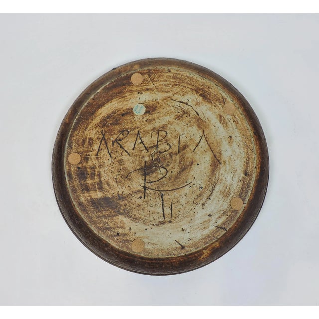 1960s Raija Tuumi Large Ceramic Platter for Arabia Finland For Sale - Image 9 of 12