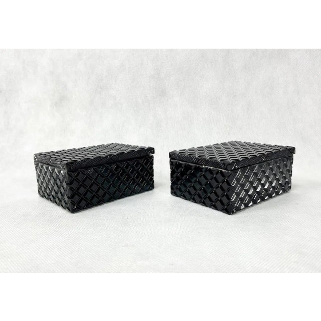 1960s Bohemian Hyalite Box from Jablonecké Sklárny, 1960s, Set of 2 For Sale - Image 5 of 10