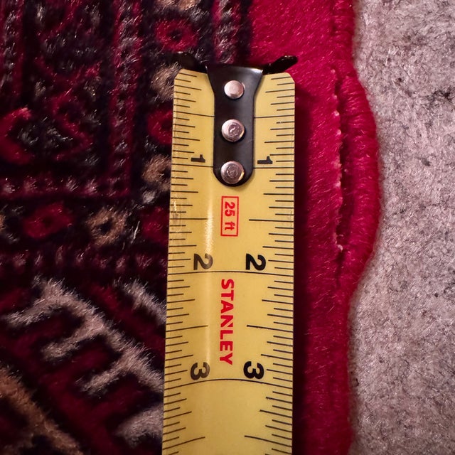 Hand-Knotted Persian Wool Rug 8'3" X 9'11" - Bokhara-Style Gul Pattern For Sale - Image 12 of 13