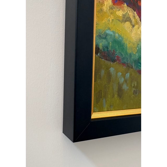 “Autumn Lane” Framed Oil on Linen by Nancy M. Vignola - For Sale In Providence - Image 6 of 7