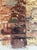 Mid 20th Century Abstract Textured Cityscape in Earth Tones -Signed Brodzinsky For Sale In Chicago - Image 6 of 10