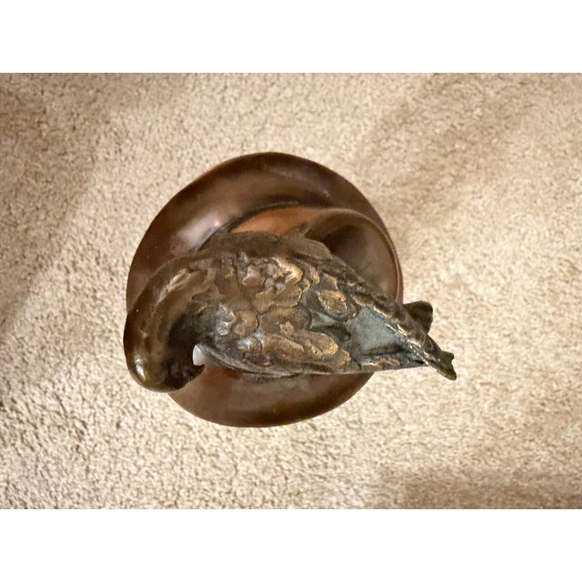 Metal "Perch" George Lundeen Bronze Bust For Sale - Image 7 of 8