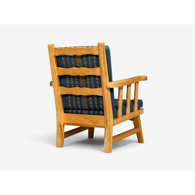 Krogenes Møbler, Lounge Chairs, Pine, Blue Fabric, Norway, 1970s For Sale - Image 13 of 13