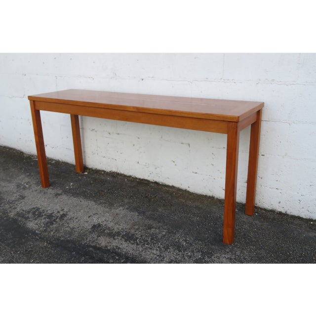 Late 20th Century Interform Collection Danish Modern Long Library Console Table 6273 For Sale - Image 5 of 15