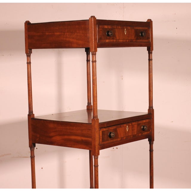 Tan George III Mahogany Shelf, 1800 For Sale - Image 8 of 13