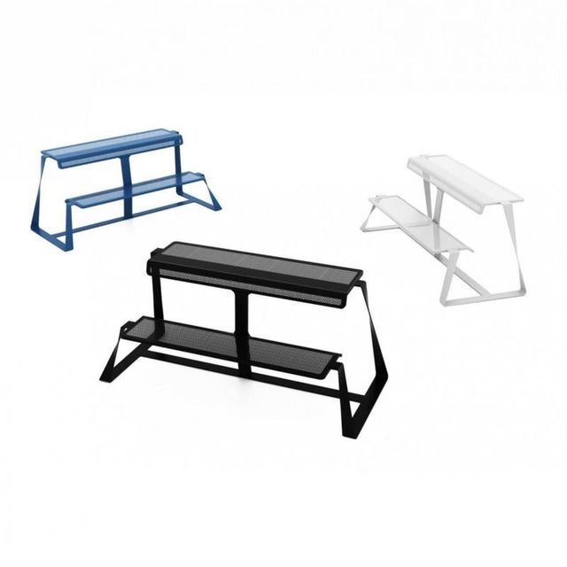 T-Bench Double Bench in Powder-Coated Aluminum by Altreforme For Sale - Image 6 of 8