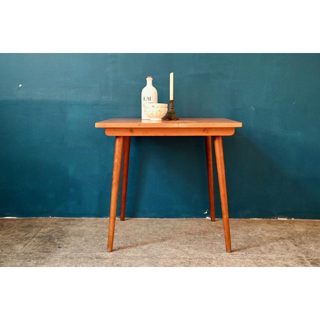 Country Square Bistro Table, 1950s For Sale - Image 10 of 15