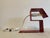 Vintage Geometric Red Metal Table Lamp, 1970s For Sale - Image 4 of 15
