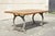 Industrial Style Cast Iron and Reclaimed Wood Farmhouse Rustic Dining Table For Sale - Image 12 of 12