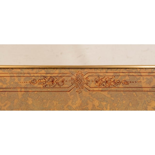 Theodore Alexander Eglomise Hollywood Regency Nightstand For Sale - Image 11 of 18