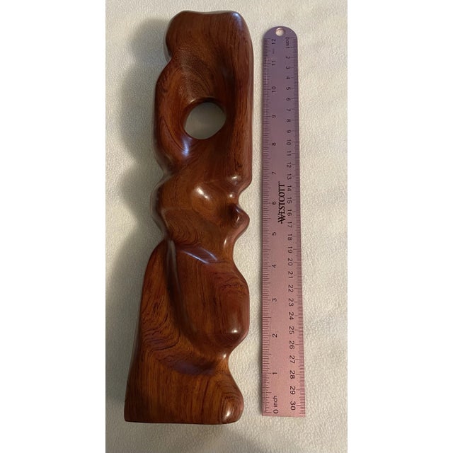 Wood 1950s Hand Carved Wooden Standing Totem Type Figure by Paul Richard (Dick) Perras For Sale - Image 7 of 12