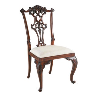 Maitland-Smith Cabriole Side Chair For Sale