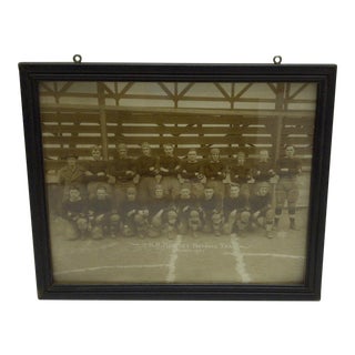 1921 The h.h. Hartley Football Team Black & White Photograph For Sale