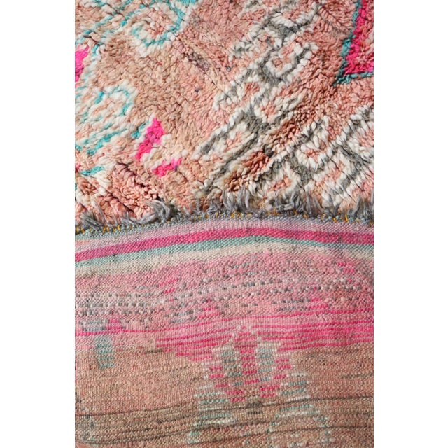 Pink Moroccan Boho Rug For Sale - Image 4 of 9