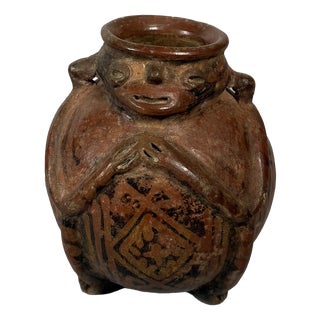 Antique Colombian Shamanic Vase For Sale