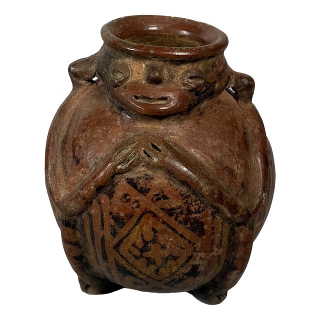 Antique Colombian Shamanic Vase For Sale