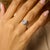 This Mid-Century diamond wedding set is a graceful expression of classic elegance and thoughtful design. At its center...