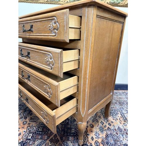 Vintage French Provincial Chest of Drawers For Sale - Image 4 of 6