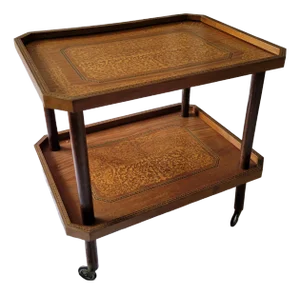 1940s Sw Germany 2-Tier Serving Cart/Trolley