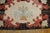 American 1890s White Medallion Folk Art Antique American Hooked Rug 2'5" X 4'0" Handknotted Wool Carpet For Sale - Image 3 of 8