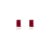 Not Yet Made - Made To Order 1.16ct Pigeon Red Ruby Prong Set Earrings in 14k Gold July Birthstone- 2 Pieces For Sale - Image 5 of 10