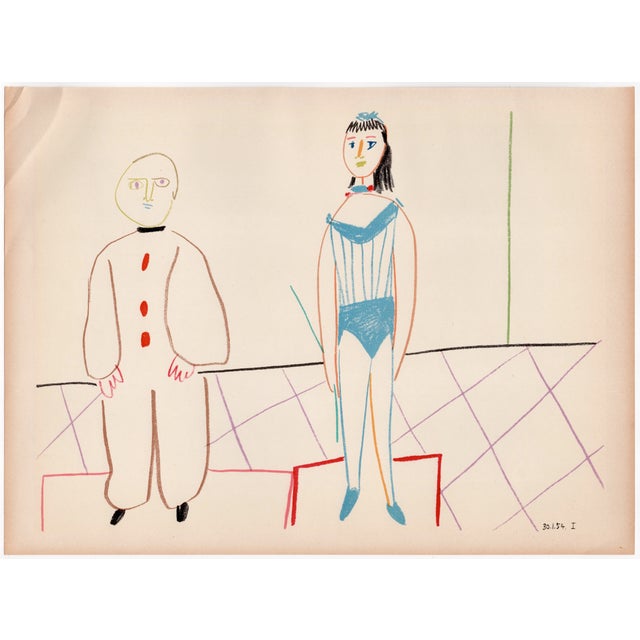 Pablo Picasso, The Clown and the Acrobat, Lithograph, 1954 For Sale - Image 7 of 8