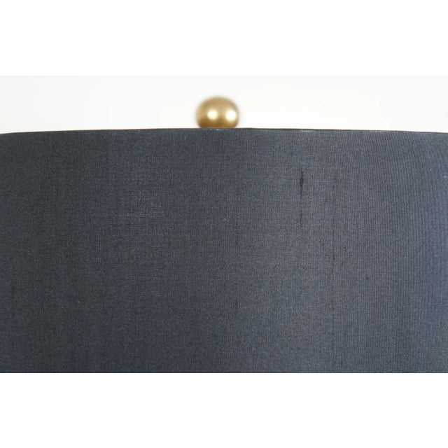 Vintage John Richard Modern Single Horn Ovoid Desk Table Lamp For Sale - Image 11 of 12