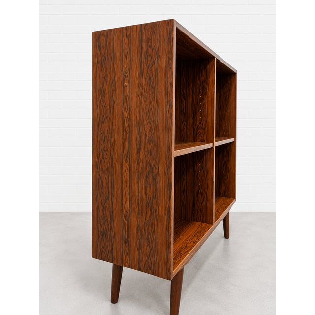 Danish Mid Century Modern Rosewood Bookcase / Vinyl Storage, C. 1960’s For Sale In New York - Image 6 of 13