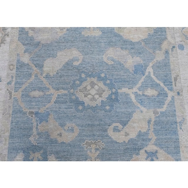 Early 21st Century Turkish Oushak Rug 4'11" x 7' For Sale - Image 5 of 8