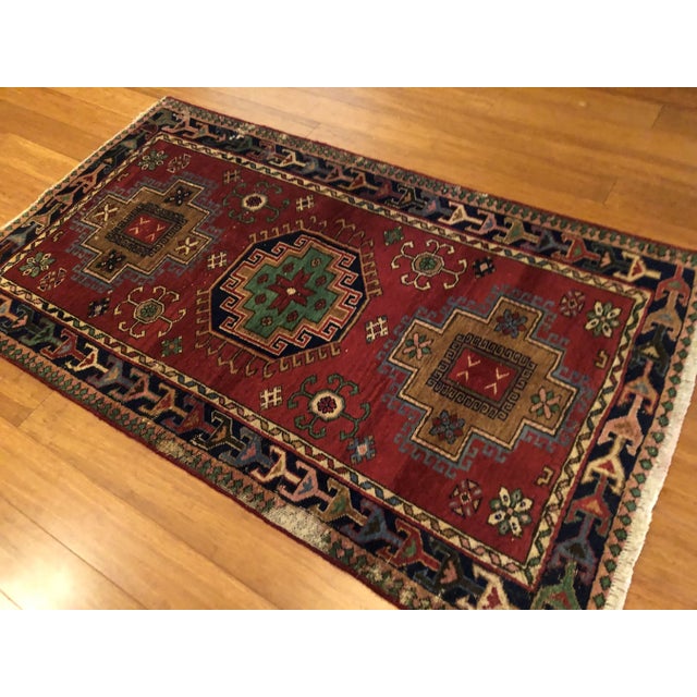 Introducing a beautifully aged vintage Oushak rug, a piece that brings quiet character and timeless appeal to any space....
