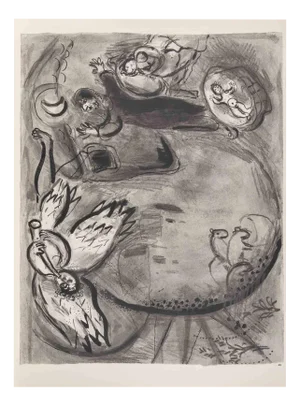 Marc Chagall, Elkana and Anne, 1960