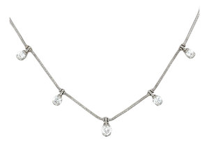 Jose Hess, Diamond Station Necklace