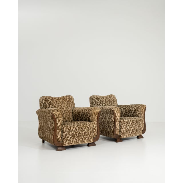 Pair of Art Deco Armchairs, Antique, France, Early 20th Century For Sale - Image 10 of 14