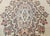 Vintage Oversized Persian Qazvin Area Rug, Hand-Knotted Wool, Floral Medallion, 10x20, Ivory & Blue For Sale - Image 16 of 18