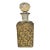 Antique Glass Decanter Ormolu Filigree Overlay For Sale