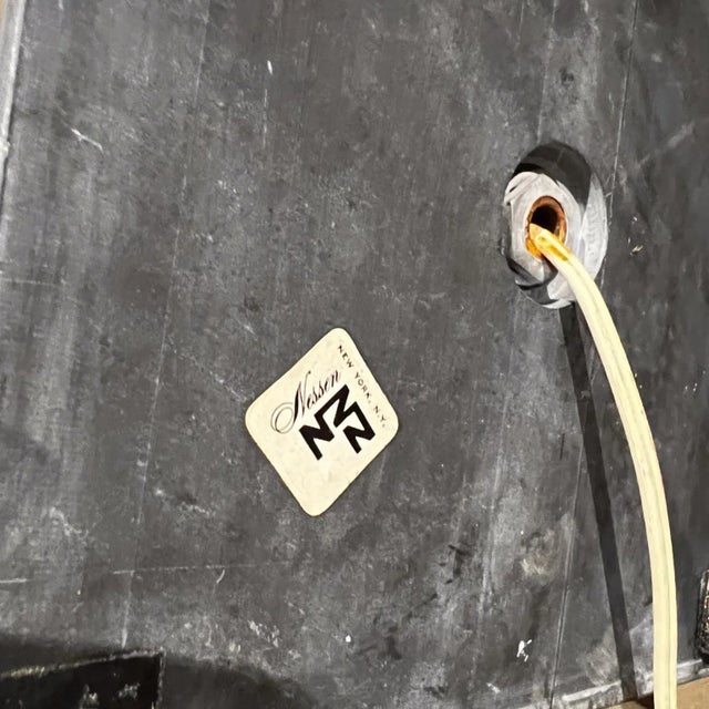 Metal 1970s Modernist Chrome Cylinder Von Nessen Table Lamp New York For Sale - Image 7 of 7