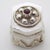Vintage Italian Handmade Genuine Sterling Silver 925 & Red Stone Hexagon Pill Snuff Trinket Box For Sale - Image 6 of 10