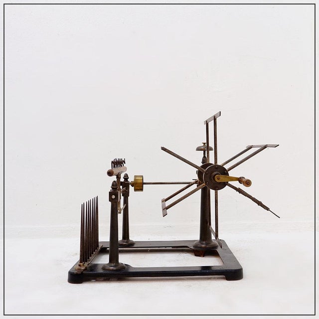 Industrial Early 20th Century Industrial Wrap Reel Machine For Sale - Image 3 of 14