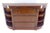 Mahogany c1940s 3 Drawer Shelves Sideboard Credenza Console MINT For Sale - Image 11 of 18